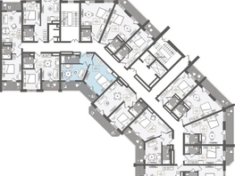 Продается 2-комнатная квартира АО Нескучный сад, корпус 1, 47.8  м², 49677070 рублей