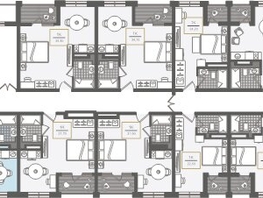 Продается 2-комнатная квартира АО Нескучный сад, корпус 1, 49.7  м², 55040220 рублей
