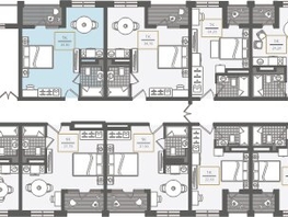 Продается 1-комнатная квартира АО Нескучный сад, корпус 1, 34.8  м², 41397400 рублей