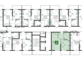 Продается 1-комнатная квартира ЖК Флора, 3 этап литера 4, 36.5  м², 13804800 рублей