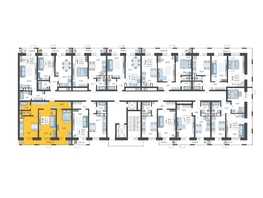Продается 2-комнатная квартира ЖК Небо, литера 2, 66.7 м², 9738200 рублей