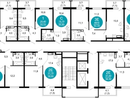 Продается 1-комнатная квартира ЖК Лестория, дом 3, 25.6 м², 13835320 рублей