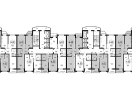 Продается 2-комнатная квартира ЖК Гулливер, литера 2, 57.05  м², 8557500 рублей