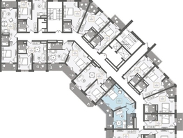Продается 2-комнатная квартира АО Нескучный сад, корпус 1, 47.3  м², 40228810 рублей