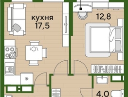Продается 1-комнатная квартира ЖК DOGMA PARK (Догма парк), литера 3, 43.8  м², 7529220 рублей