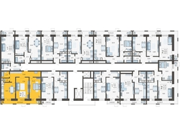 Продается 2-комнатная квартира ЖК Небо, литера 3, 66.7  м², 10322320 рублей