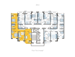 Продается 3-комнатная квартира ЖК Ural (Урал), 78.75  м², 9591750 рублей