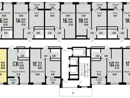 Продается 1-комнатная квартира ЖК Славянка, литера 10, 36.96  м², 3880800 рублей