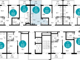 Продается 1-комнатная квартира ЖК Лестория, дом 6, 20.9 м², 11423940 рублей