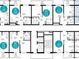 Продается 2-комнатная квартира ЖК Лестория, дом 4, 41.9  м², 20589660 рублей