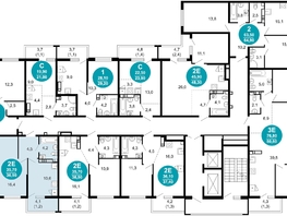 Продается 1-комнатная квартира ЖК Лестория, дом 5, 36.9  м², 15564420 рублей