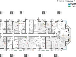Продается 1-комнатная квартира ЖК Рекорд 2, литера 5, 48.5  м&sup2;, 10980400 рублей