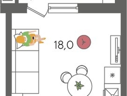 Продается Студия ЖК Рекорд 2, литера 5, 29  м², 6571400 рублей