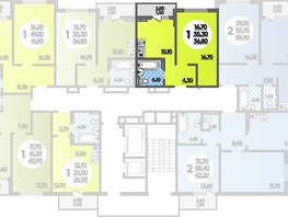 Продается 1-комнатная квартира ЖК Парк у дома, литера 8.3, 36.8  м², 8567040 рублей