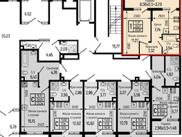 Продается 1-комнатная квартира ЖК Botanica Hills (Ботаника Хилс), лит 2, 28.65  м², 7581000 рублей