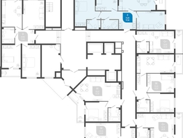 Продается 3-комнатная квартира ЖК Облака-2, блок секция 4-8, 79.4  м&sup2;, 13459020 рублей