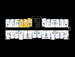 Продается 2-комнатная квартира ЖК Смородина, литера 20, 50.5  м&sup2;, 6615500 рублей