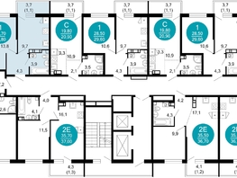 Продается 1-комнатная квартира ЖК Флора, 4 этап, 32.8  м&sup2;, 13807290 рублей