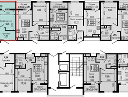 Продается 1-комнатная квартира ЖК Ботаника Хилс, лит 1, 37.69  м&sup2;, 10356000 рублей