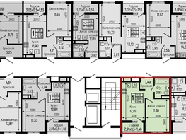 Продается 1-комнатная квартира ЖК Ботаника Хилс, лит 1, 33.46  м&sup2;, 10334000 рублей