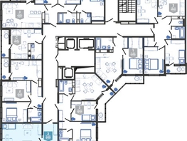 Продается 2-комнатная квартира ЖК Облака-3, дом 1, 62  м&sup2;, 12077724 рублей