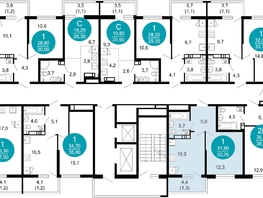 Продается 1-комнатная квартира ЖК Лестория, дом 6, 33.2  м&sup2;, 15391772 рублей