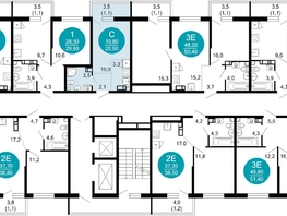 Продается 1-комнатная квартира ЖК Флора, 4 этап, 21.1  м&sup2;, 9629773 рублей