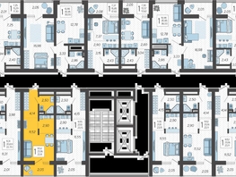 Продается Студия ЖК Кислород, корпус 3, 23.11  м&sup2;, 8234400 рублей