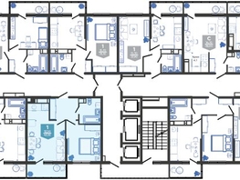 Продается 1-комнатная квартира ЖК Облака-3, дом 1, 43.1  м&sup2;, 8701416 рублей
