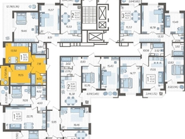 Продается 1-комнатная квартира ЖК Ural (Урал), 37.61  м&sup2;, 6570500 рублей