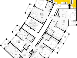 Продается 2-комнатная квартира ЖК Кипарис, литер 6, 67.9  м&sup2;, 20709500 рублей