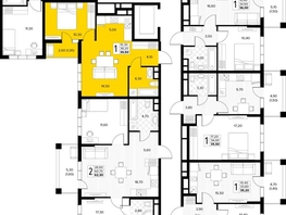 Продается 1-комнатная квартира ЖК Кипарис, литер 6, 39.5  м&sup2;, 13627500 рублей