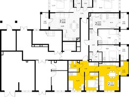 Продается 2-комнатная квартира ЖК Кипарис, литер 8, 53.4  м&sup2;, 16287000 рублей