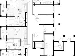 Продается 1-комнатная квартира ЖК Кипарис, литер 8, 41.6  м&sup2;, 14352000 рублей