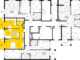 Продается 2-комнатная квартира ЖК Кипарис, литер 7, 52.7  м&sup2;, 16073500 рублей