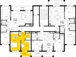 Продается 1-комнатная квартира ЖК Кипарис, литер 7, 35.2  м&sup2;, 12144000 рублей