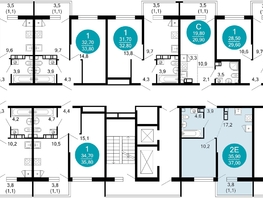 Продается 1-комнатная квартира ЖК Флора, 4 этап, 37.2  м&sup2;, 14342558 рублей