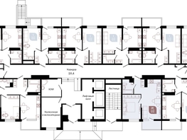 Продается 1-комнатная квартира ЖК Отражение, 2 очередь литера 3, 41  м&sup2;, 7010087 рублей