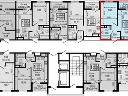 Продается 1-комнатная квартира ЖК Ботаника Хилс, лит 1, 35  м&sup2;, 11456000 рублей