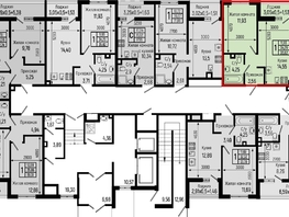 Продается 1-комнатная квартира ЖК Ботаника Хилс, лит 1, 35.82  м&sup2;, 9850000 рублей