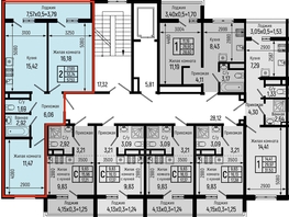 Продается 2-комнатная квартира ЖК Ботаника Хилс, лит 2, 57.53  м&sup2;, 15765000 рублей