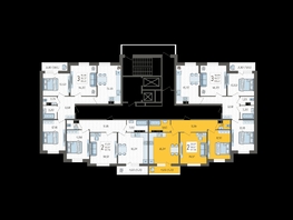 Продается 2-комнатная квартира ЖК Смородина, литера 19, 57.78  м&sup2;, 7395840 рублей