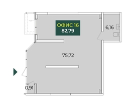 Продается Офис Кирилла Россинского ул, 82.79  м&sup2;, 18213800 рублей