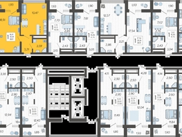 Продается 1-комнатная квартира ЖК Кислород, корпус 15, 38.11  м&sup2;, 13830119 рублей