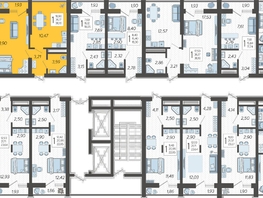 Продается 1-комнатная квартира ЖК Кислород, корпус 13, 38.1  м&sup2;, 12571200 рублей