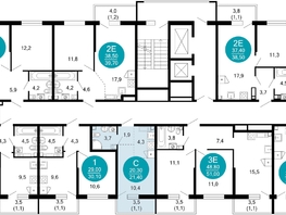 Продается 1-комнатная квартира ЖК Лестория, дом 1, 21.6  м&sup2;, 13211115 рублей