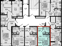 Продается Студия ЖК Ботаника Хилс, лит 2, 18.84  м&sup2;, 7160000 рублей