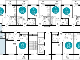 Продается 2-комнатная квартира ЖК Флора, 4 этап, 60.6  м&sup2;, 22792772 рублей