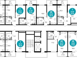 Продается 2-комнатная квартира ЖК Лестория, дом 2, 56.4  м&sup2;, 24176344 рублей
