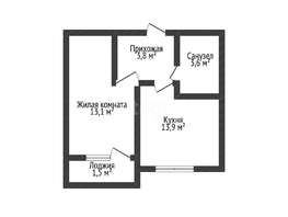 Продается 1-комнатная квартира 3-я Трудовая ул, 32.9  м&sup2;, 3600000 рублей